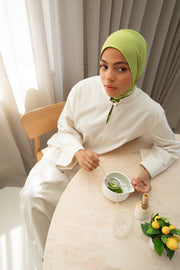 Matcha - Cream Stitch