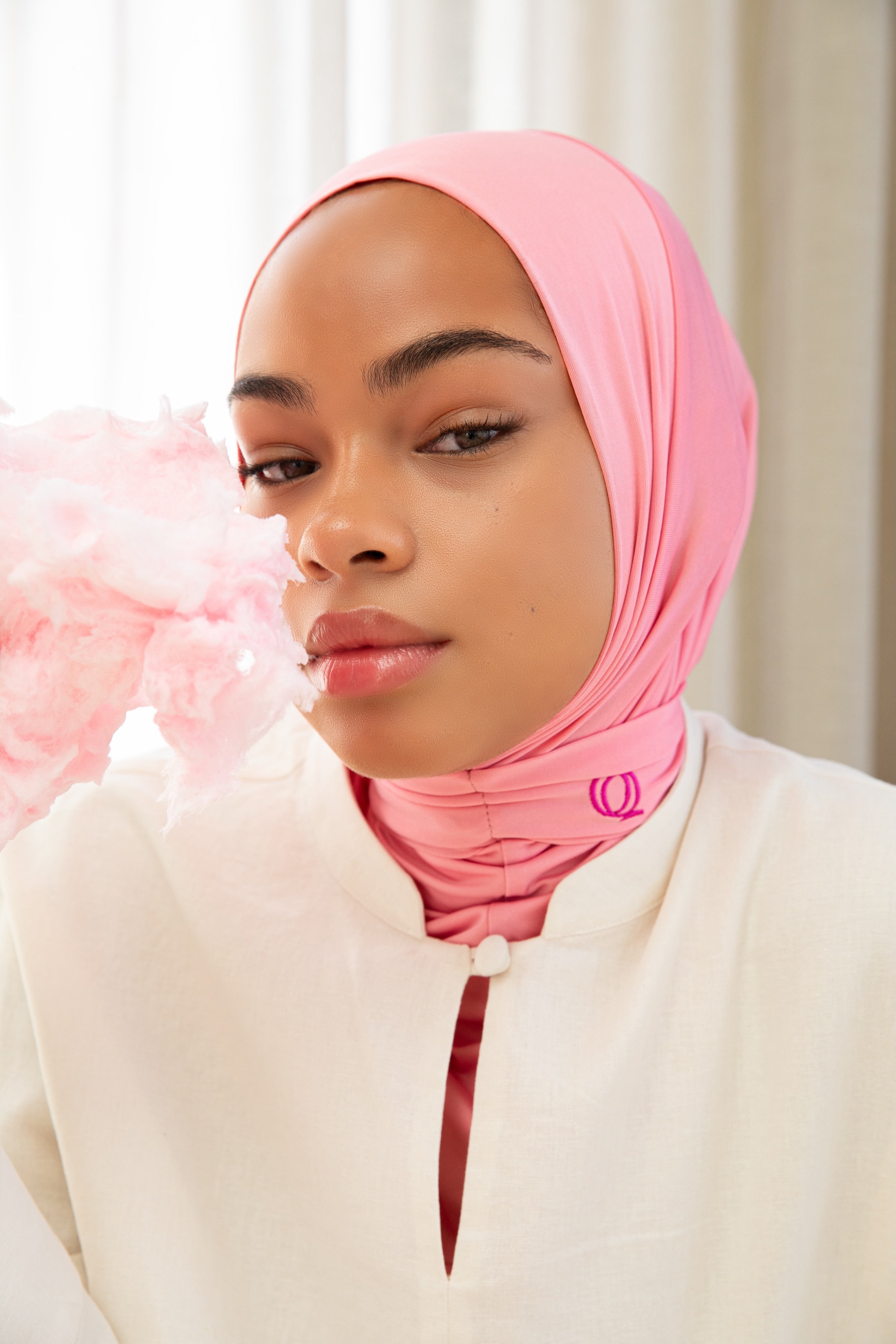 Cotton Candy - Dark Pink Stitch